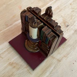 Vintage Ronson Candlestick Bookends